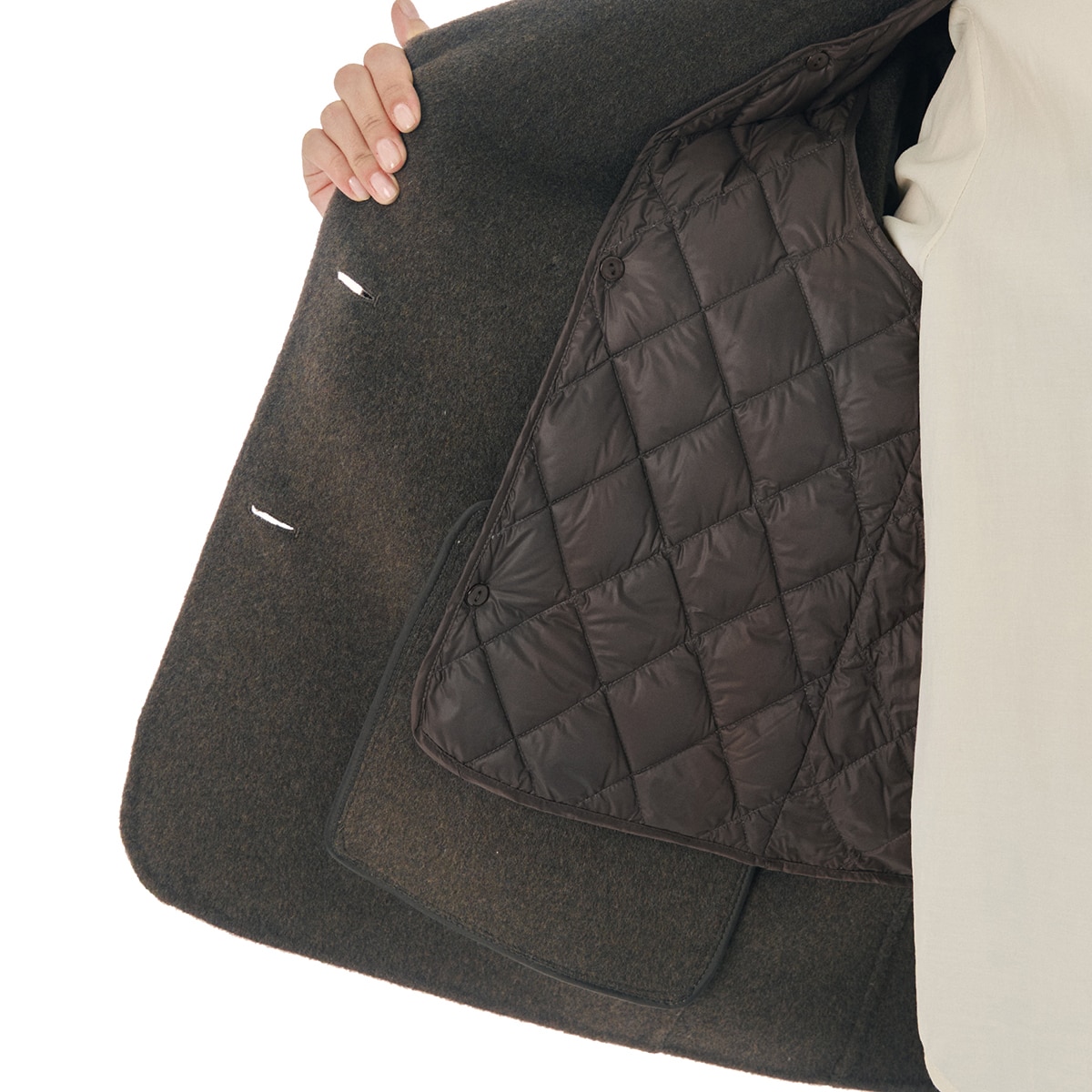 비지트 인 뉴욕 여성 구스안감 재킷