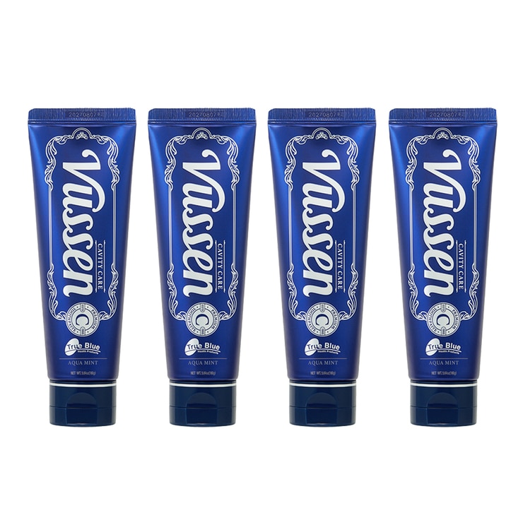Vussen Trueblue C Cavity Care Toothpaste 160g x 4 687500
