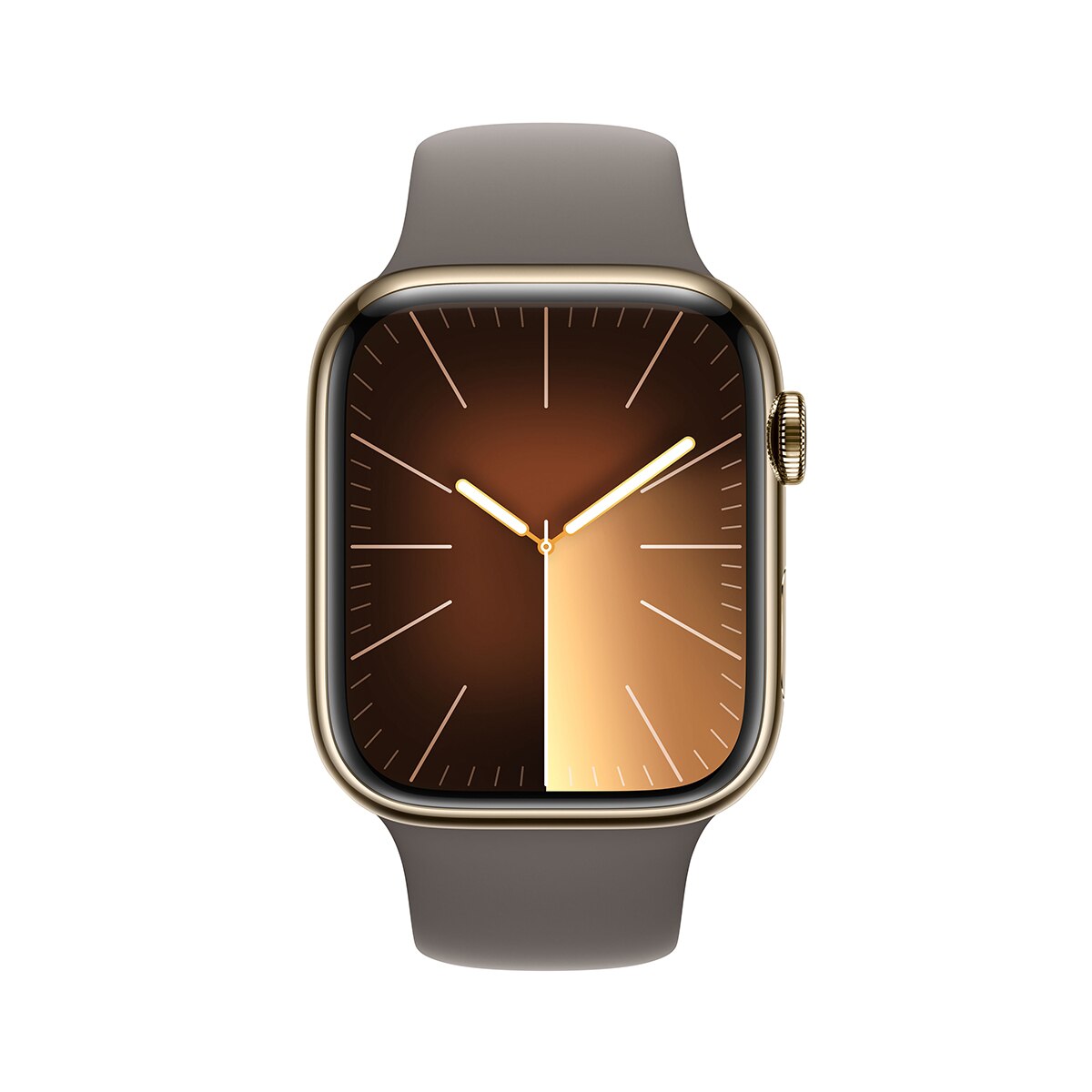 Apple Watch S9 45mm GPS+Cell GLD/CLY 스포츠 밴드 - M/L