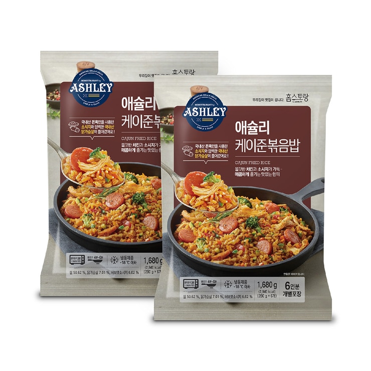 애슐리볶음밥세트1 - 케이준볶음밥 280g x 6 x 2 애슐리볶음밥세트1 - 케이준볶음밥 280g x 6 x 2