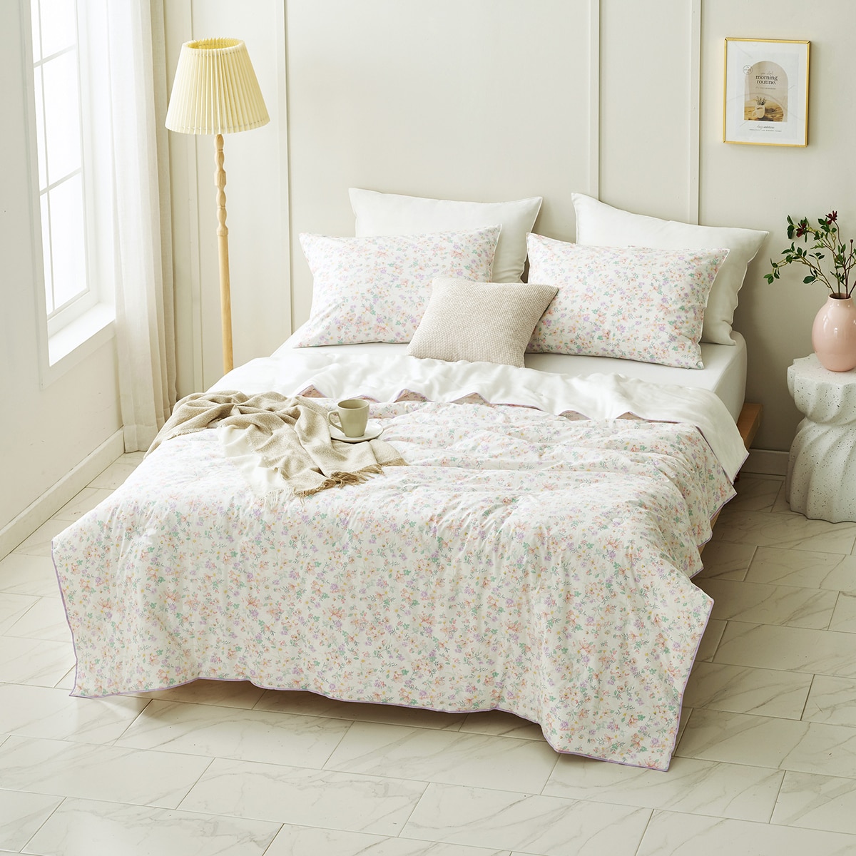 박홍근홈패션 인견/고밀도면 양면 이불 - 퀸, 핑크