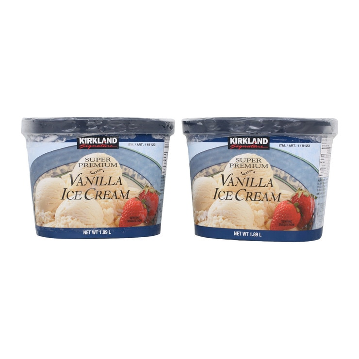 커클랜드시그니춰 바닐라아이스크림 1.89L x 2 x 176개 (비수도권)