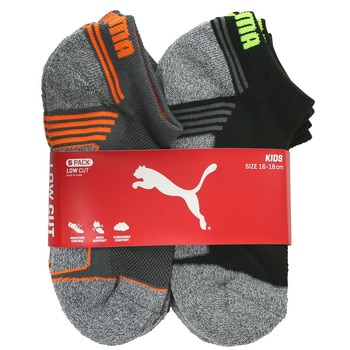 푸마 아동 단목 스포츠 양말 6족 푸마 아동 단목 스포츠 양말 6족