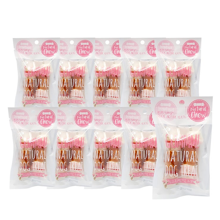 딩고 애견 치킨껌 2개 x 10봉 딩고 애견 치킨껌 2개 x 10봉
