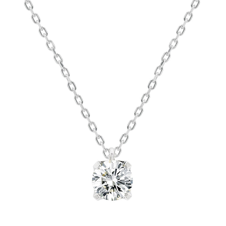 클라베드제이 1.0캐럿 다이아몬드 플래티넘 목걸이