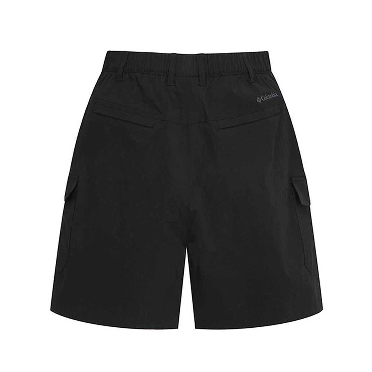 컬럼비아 여성 카고 반바지 - 블랙, M
