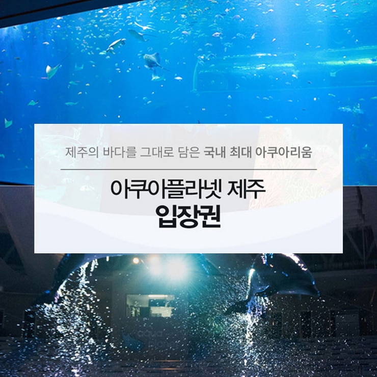 아쿠아플라넷 이용권 (제주점) 아쿠아플라넷 이용권 (제주점)