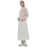 UCLA 여성 세미크롭 스웨트셔츠 - 핑크, S