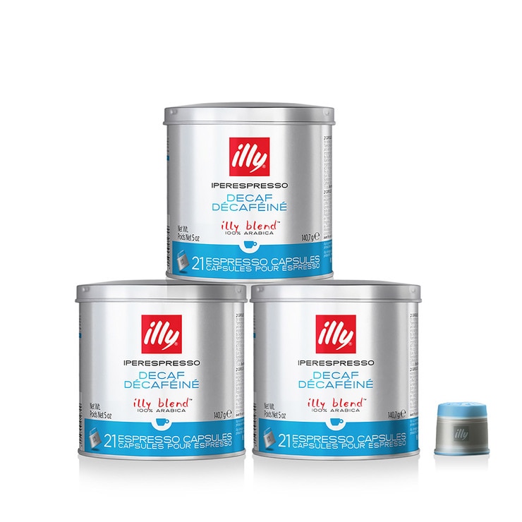 illy Decaf Coffee Capsule 63EA (21EA x 3Can) 670923