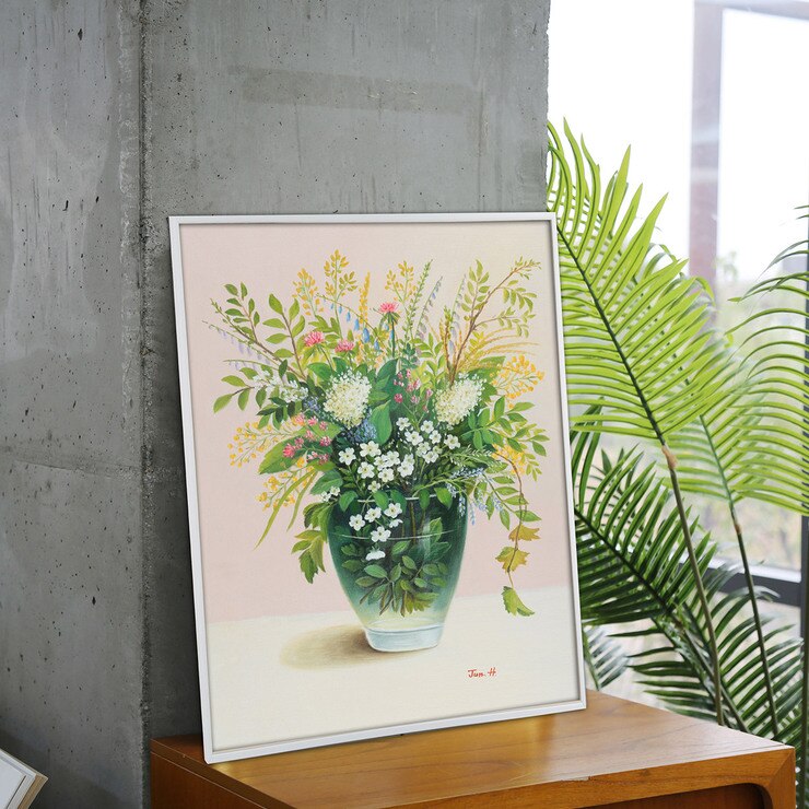 지클레 그림 액자 (80 x 60cm 또는 60 x 80cm) - 사랑스런 야생화