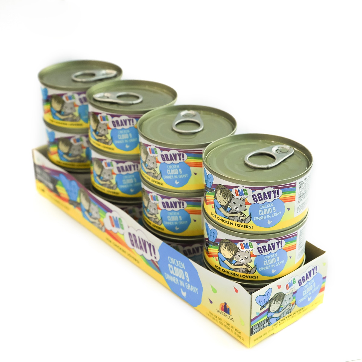 웨루바 BFF 고양이 습식 캔사료 80g x 12 - 치킨