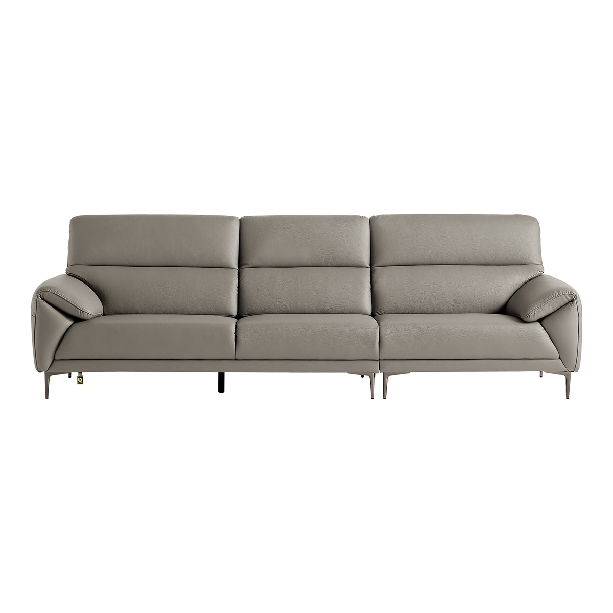 다우닝 데이지 전체 천연가죽 소파 4인