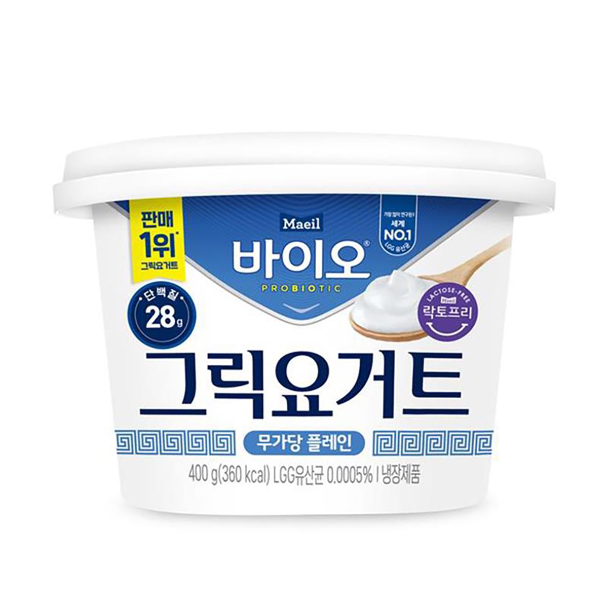 매일 바이오 그릭요거트 무가당 플레인 400G X 6
