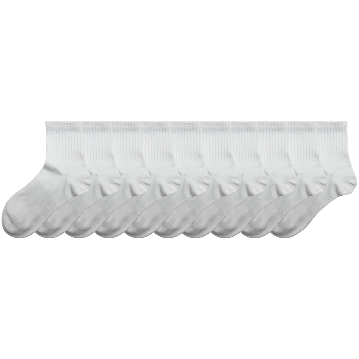 하루 컴포트 양말 10족 - 미디움 화이트