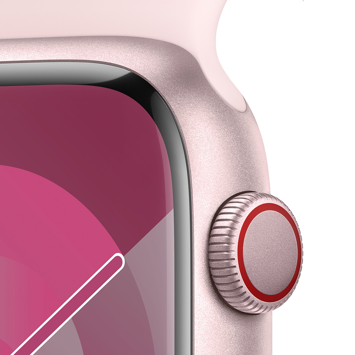 Apple Watch S9 45mm GPS + Cell PNK/LPNK 스포츠 밴드 M/L