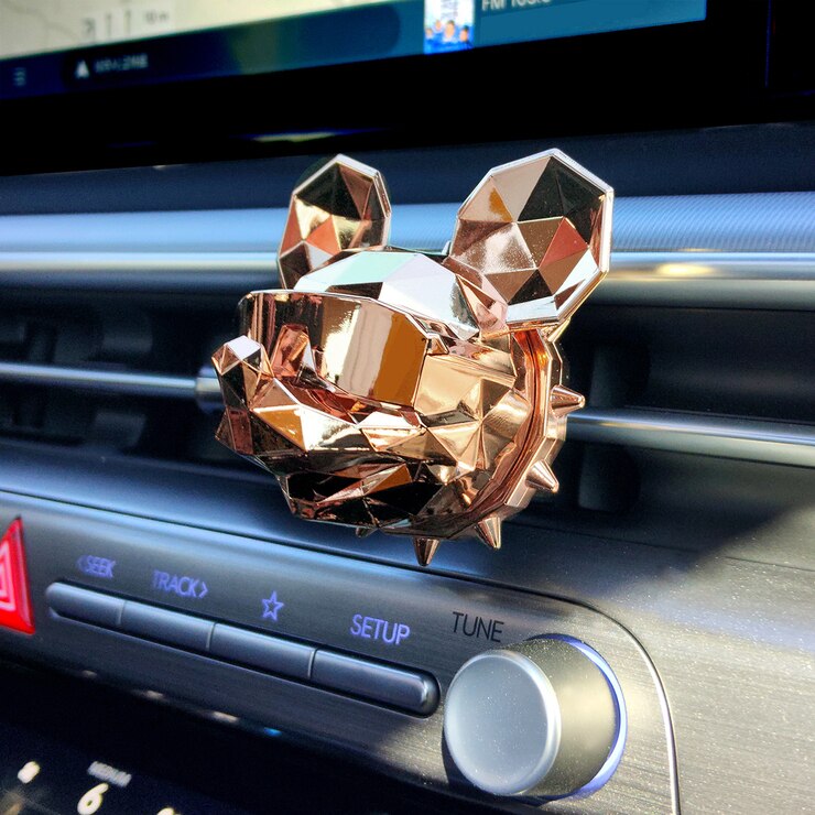 뉴베너 에어디 프리미엄 차량용 방향제 1p - 생쥐 / 로즈골드