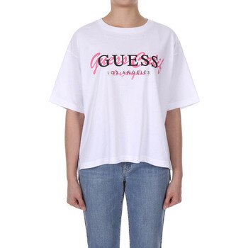 게스 여성 오버핏 반팔 티셔츠 게스 여성 오버핏 반팔 티셔츠