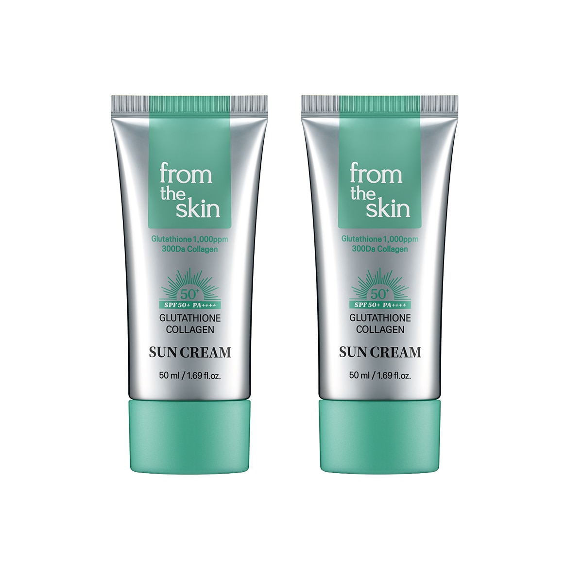 프롬더스킨 글루타치온 콜라겐 선 크림 50ml x 2