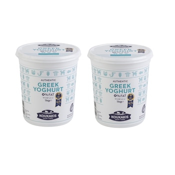 코우카키스 무지방 그릭 요거트 1kg x 2