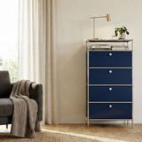 더원 모듈 4단 오픈 서랍장