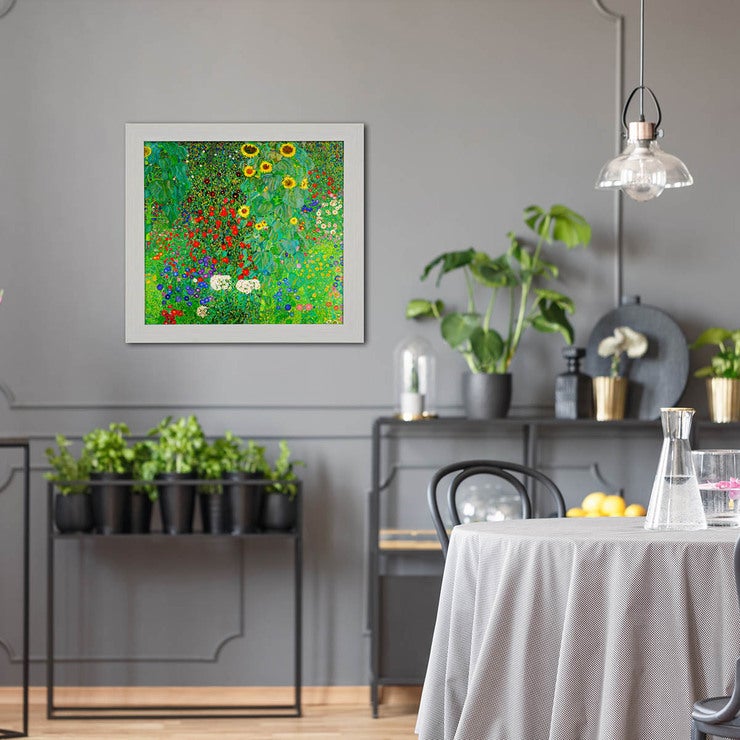 지클레 정방형 명화 47.5 x 47.5cm - 클림트, 꽃이 있는 농장정원 지클레 정방형 명화 47.5 x 47.5cm - 클림트, 꽃이 있는 농장정원