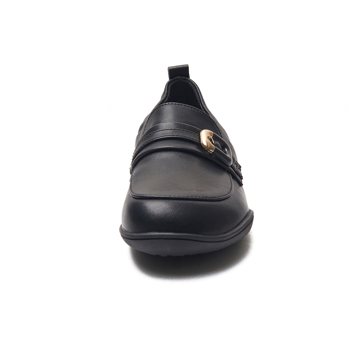 엘리자베스스튜어트 카우스킨 로퍼 - 블랙, 250mm