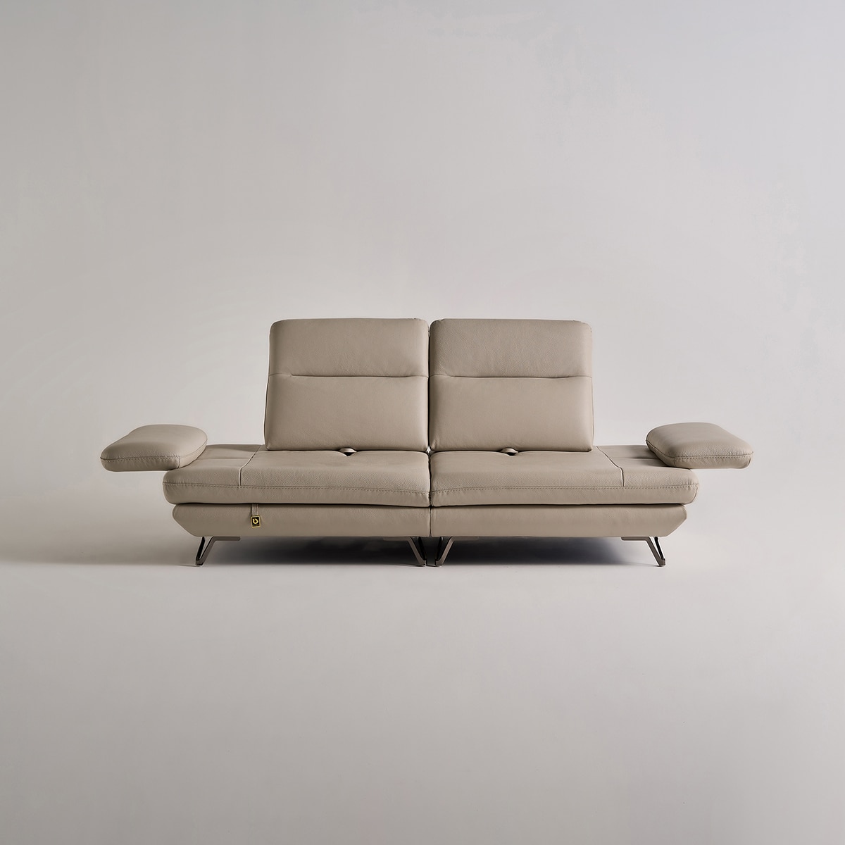 다우닝 모아나 스윙 전체 천연가죽 소파 3인