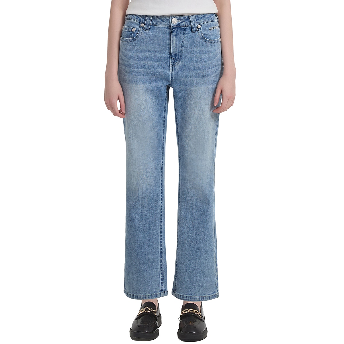 트루릴리젼 여성 세미플레어 청바지 - 라이트 블루, 27