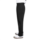 케네스콜 남성 테이퍼드 스트링 바지 - 블랙