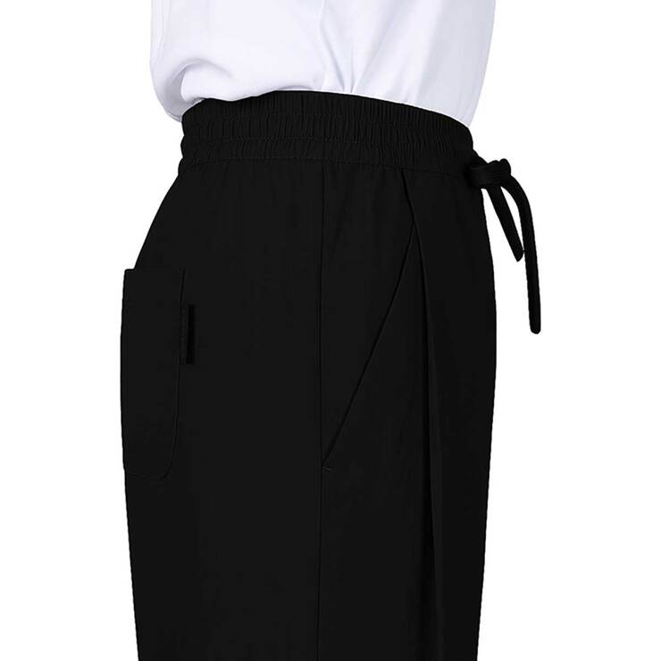 케네스콜 여성 나일론 밴딩 팬츠 - 블랙