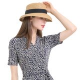 안드레아바나 여성 보우 햇 - 베이지