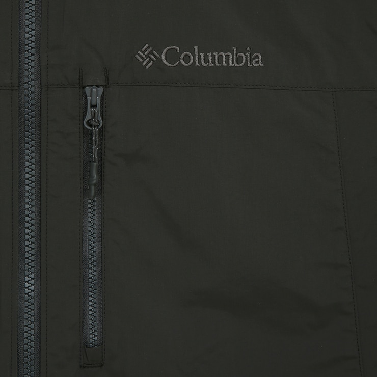 컬럼비아 남성 후드 베스트 - 다크그레이, M