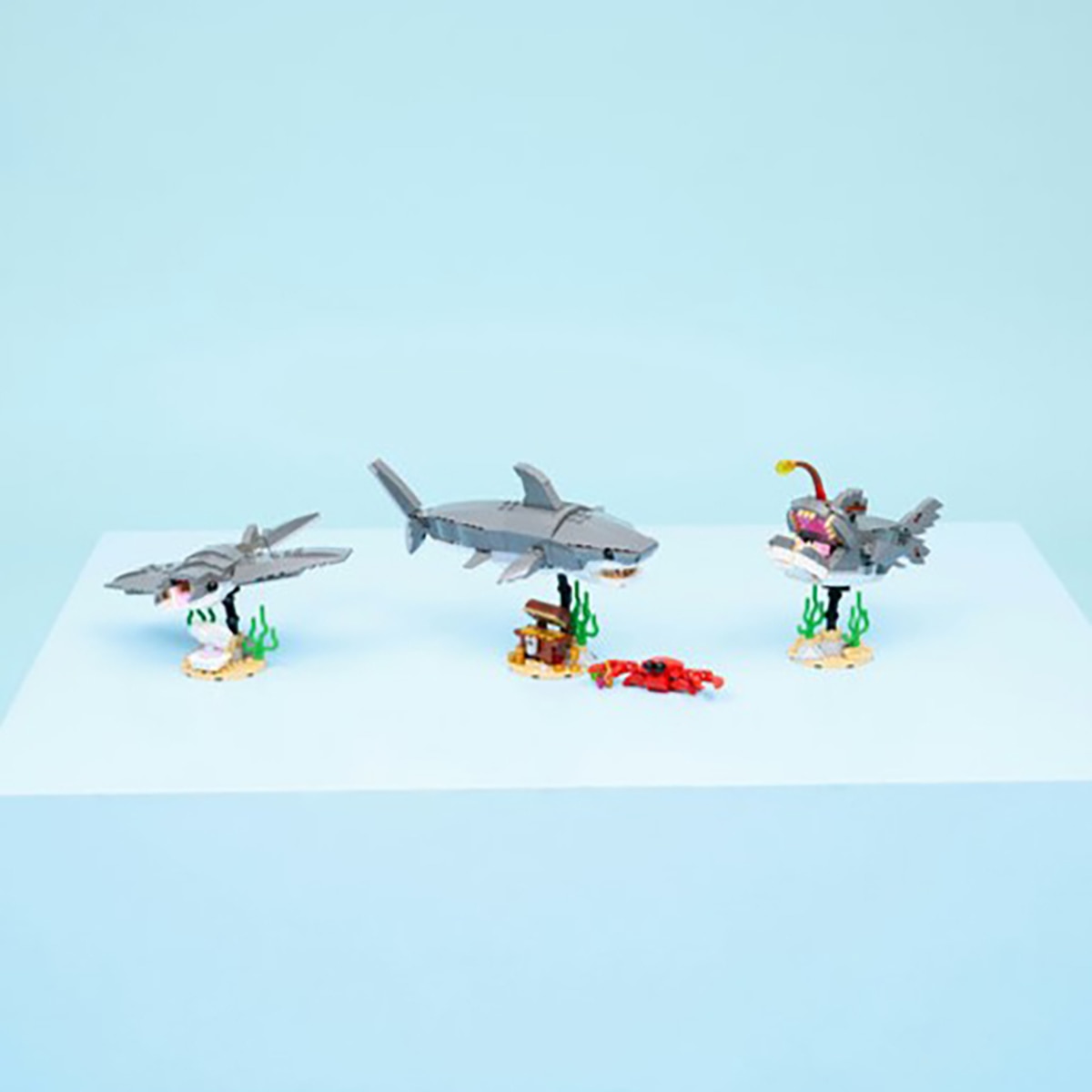 레고 크리에이터 3 in 1 상어와 보물상자 31381