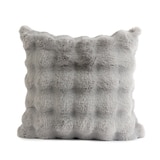 House & Home 인조 퍼 데코 쿠션 50x50cm - 그레이 House & Home 인조 퍼 데코 쿠션 50x50cm - 그레이