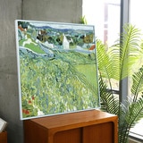 지클레 그림 액자 76x76cm - 고흐, 포토밭에서 바라 본 오베르