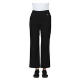 안지크 여성 와이드 밴딩 팬츠 - 블랙, S 안지크 여성 와이드 밴딩 팬츠 - 블랙, S
