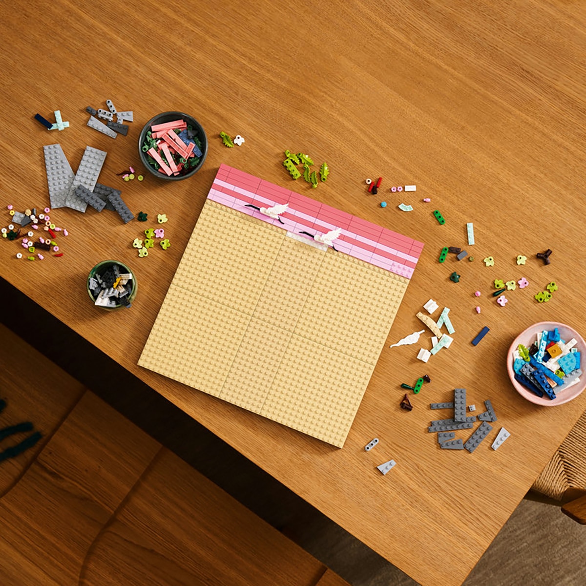 레고 아트 벚꽃 풍경 31218