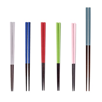 아오바 블랙라벨 흑단 젓가락 5P & 튀김젓가락 1P