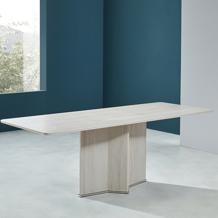 더리치 회전 6인 세라믹 식탁세트 2000 (벤치형)