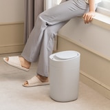 다룸 젤리빈 전동 센서 쓰레기통 15L - 에쉬 그레이