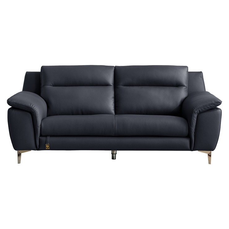 다우닝 몬트 전체 천연가죽 3인 소파