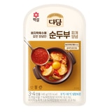 다담 바지락 순두부찌개 양념 140gx5