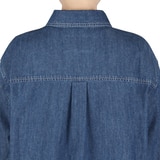 케네스콜 여성 데님 셔츠 - 다크 인디고, S 케네스콜 여성 데님 셔츠 - 다크 인디고, S