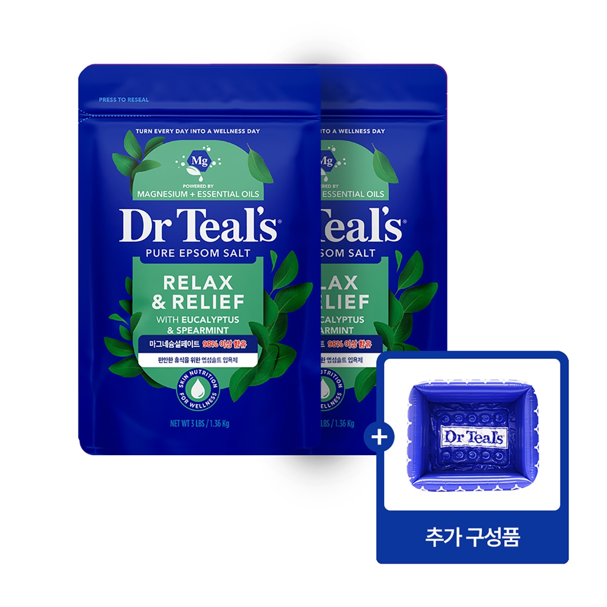 닥터틸즈 엡섬 솔트 입욕제 1.36kg x 2 닥터틸즈 엡섬 솔트 입욕제 1.36kg x 2