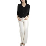 보니스팍스 여성 래글런 니트 가디건