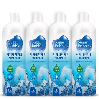 슈가버블 식기세척기용 액체세제 1L x 4