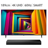 엘지 UHD TV 75UT93RC0NA 189cm (75) + S20A