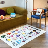 한일카페트x브레드이발소 키즈 러그 150x200cm - 알파벳놀이