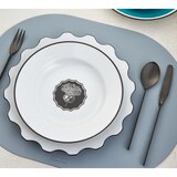 앳하스홈 인조가죽 테이블 매트 4P - 45x35cm