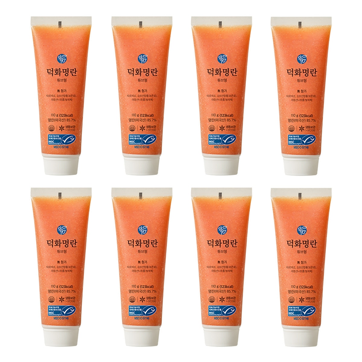 덕화명란튜브110g x 8